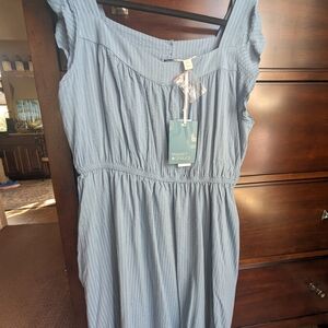 Market & Spruce Light Blue Midi Dress